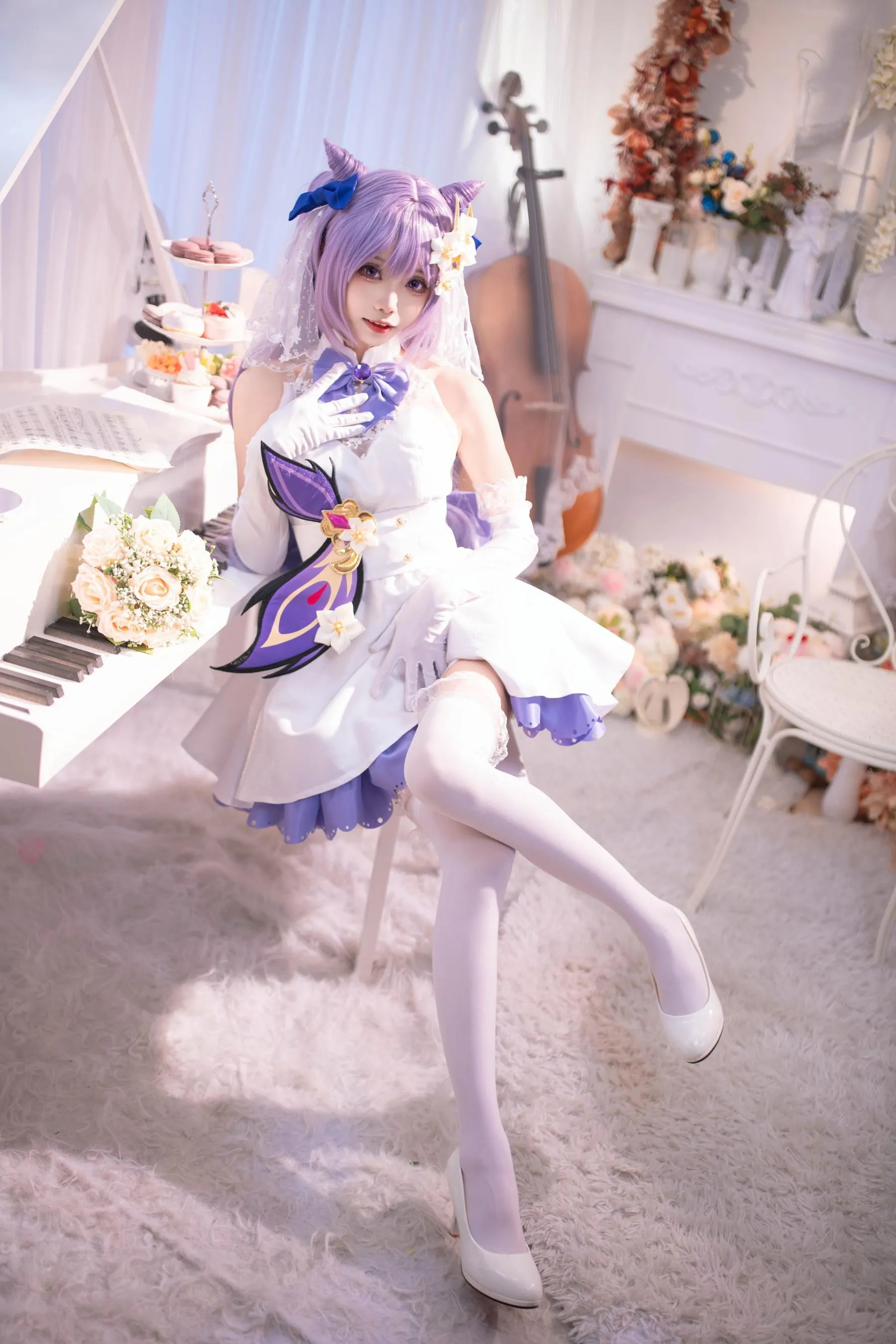 艾西aiwest – NO.02 刻晴花嫁 [40P]插图3